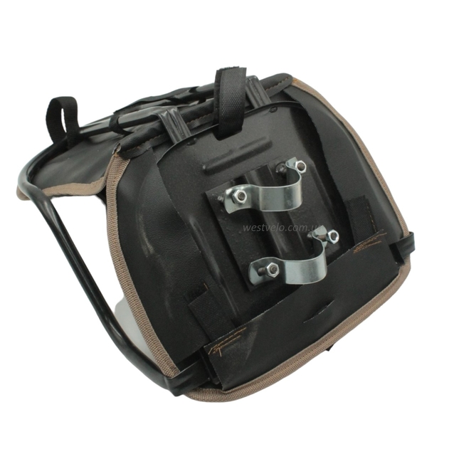 Крісло дитяче метал. на чоловічу раму, чорне фото westvelo.com