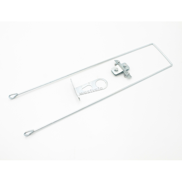 Кошик металевий сіточка чорний, металевий низ фото westvelo.com