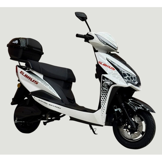 Електроскутер Corso «GTS-RR» LB-801063, двигун 2000W, акумулятор 72V 30Ah літій-залізо-фосфатний, білий, колеса 10" фото westvelo.com