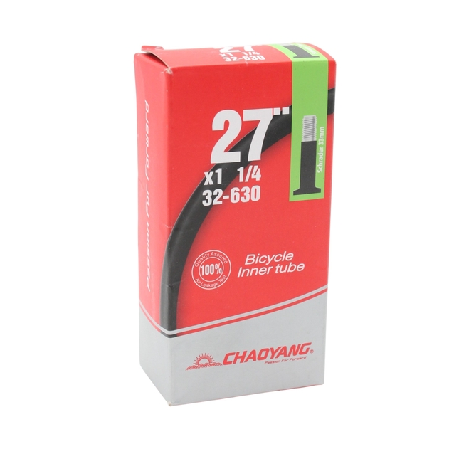 Камера турист 28 короткий ніпель AV 35mm CHAOYANG 27-1 1/4 (32-630) фото westvelo.com