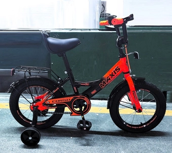 Дитячий велосипед 14 ST Corso «MAXIS» MX-15244 чорно-червоний
