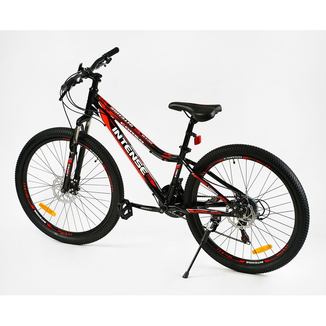 Велосипед 26 ST Corso «INTENSE» NT-26573 сталь 13", (к-т Saiguan) чорно-червоний фото westvelo.com
