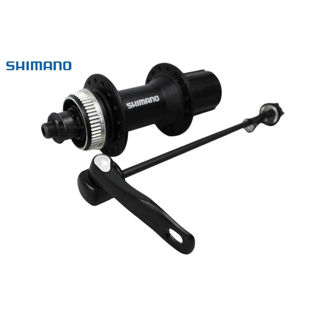 Втулка мтв задня, SHIMANO (FH-TX505-8) касета 8-10S, диск гальма, шліци(CentrLock), з ексцентриком