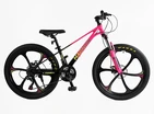 Велосипед 24 MG Corso «MAGNUM» MN-24759 магній 11", (к-т SHIMANO) рожевий фото westvelo.com