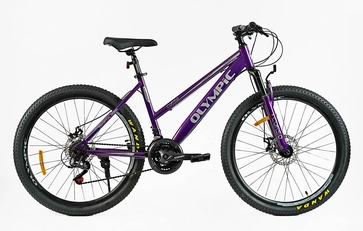 Велосипед 26 ST Corso «OLYMPIC» LP-26017 сталь 17", (к-т SunRun) фіолетовий