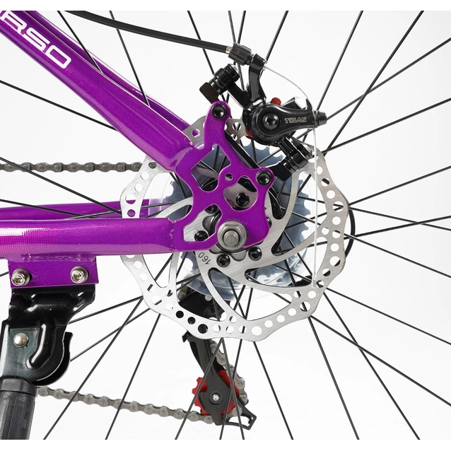 Велосипед 26 ST Corso «ENERGY» EN-26076 сталь 15", (к-т SHIMANO) фіолетовий фото westvelo.com