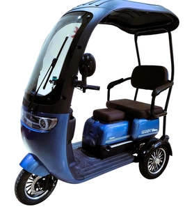 Трицикл Corso «HANDY» HD-60915, двигун 800W, акумулятор 72V/20Ah, синій + 1 ящик. акум, колеса 10"