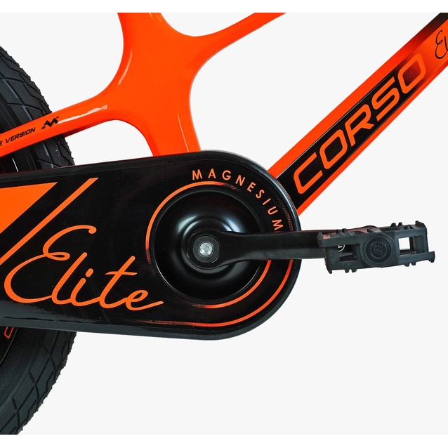 Дитячий велосипед 18 MG Corso «ELITE» ELT-18368, магнієва рама, помаранчево-чорний фото westvelo.com