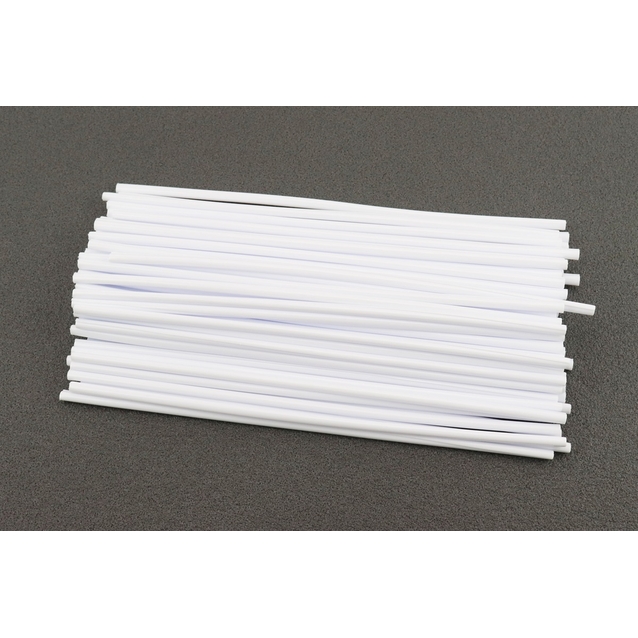 Трубки на спиці Ø4мм L-240мм, білий (72шт) фото westvelo.com