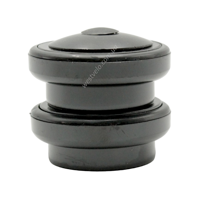 Рульовий набір мтв безрізьбовий чорний HEAD PAPTS (ST-D2-A) Ø28.6 (1-1/8") віночки з пелюстками фото westvelo.com