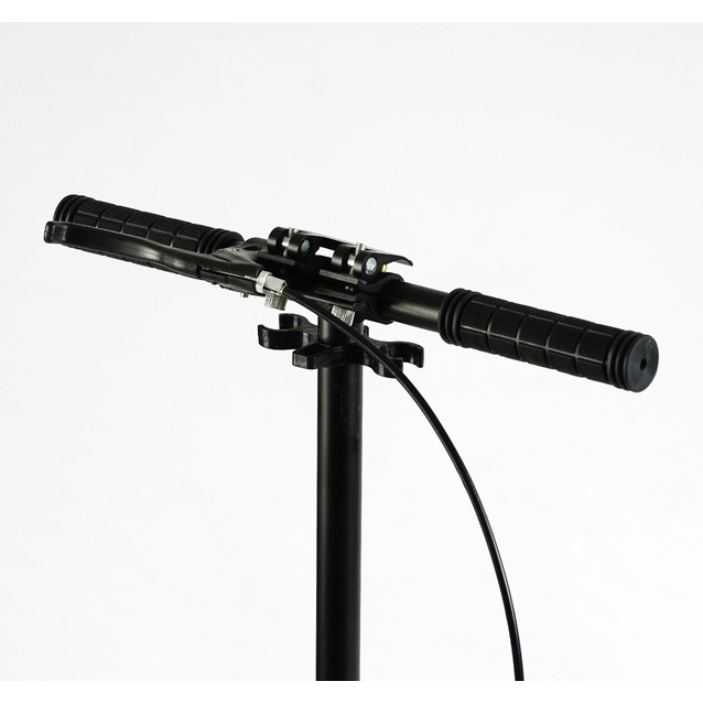 Самокат дитячий 2-х колісний, PU Skyper «UNIC» UN-69470 синій, колеса Ø200mm, ручне дискове гальмо, 1 амортизатор передній фото westvelo.com