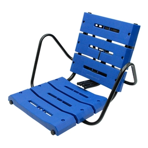 Крісло дитяче метал. на зад. багажник, "Лавочка" посилене, синє