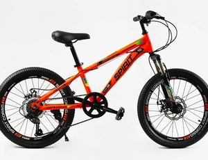 Велосипед 20 ST Corso «SPIRIT» TK 20140 сталь 12", (к-т SHIMANO) помаранчевий