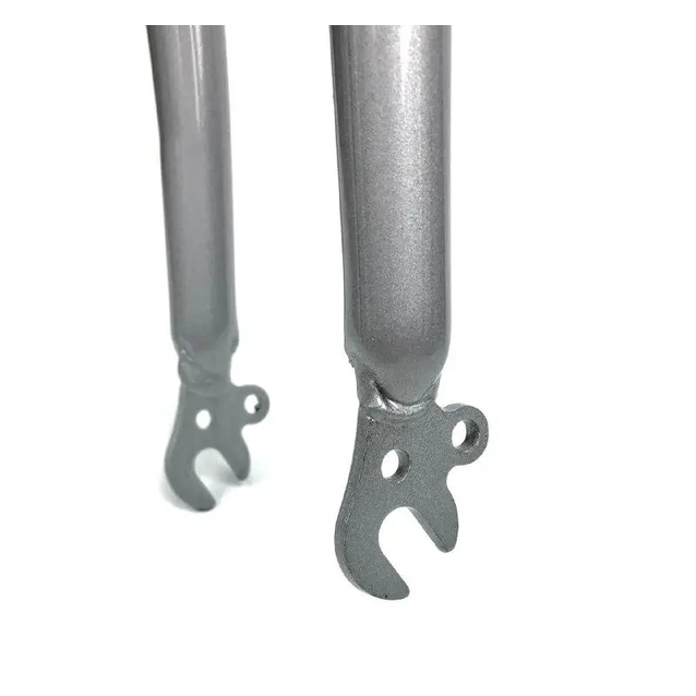 Вилка 20 сталева Ø25.4mm V-brake L-200mm р.з L-95mm сіра фото westvelo.com