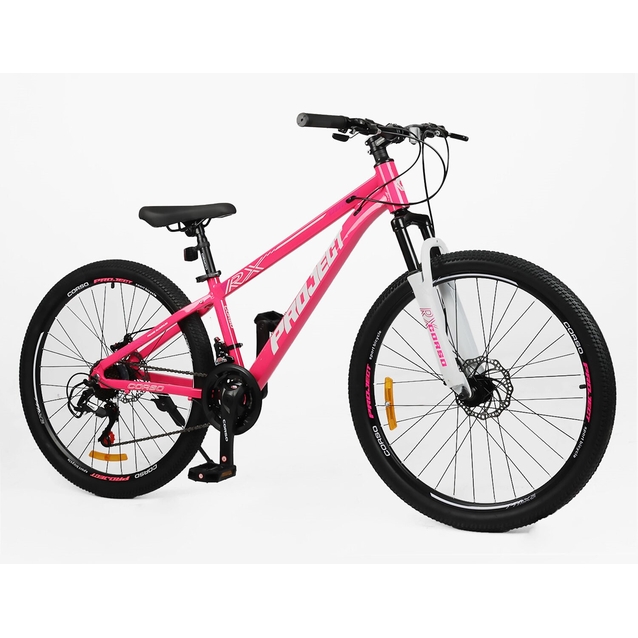 Велосипед 26 AL Corso «PROJECT»  RJ-26218 алюміній 13", (к-т SunRun) рожевий фото westvelo.com