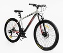 Велосипед 27.5 AL Corso «KORD» KD-18041 алюміній 17", (к-т SHIMANO) біло-чорно-червоний фото westvelo.com