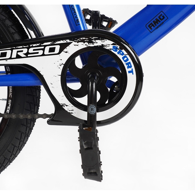 Дитячий велосипед 16 ST Corso «MAXIS» CL-16255 синій фото westvelo.com