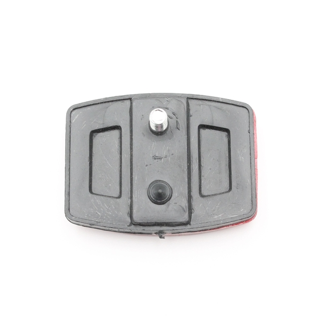 Катафот червоний пластмасовий малий (кріплення болт) фото westvelo.com