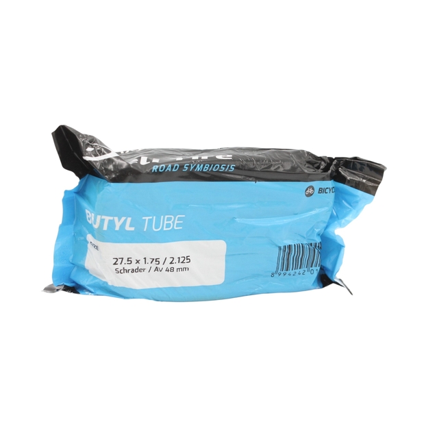 Камера 27.5. довгий ніпель AV 48mm DELI TIRE (1.75-2.125) фото westvelo.com