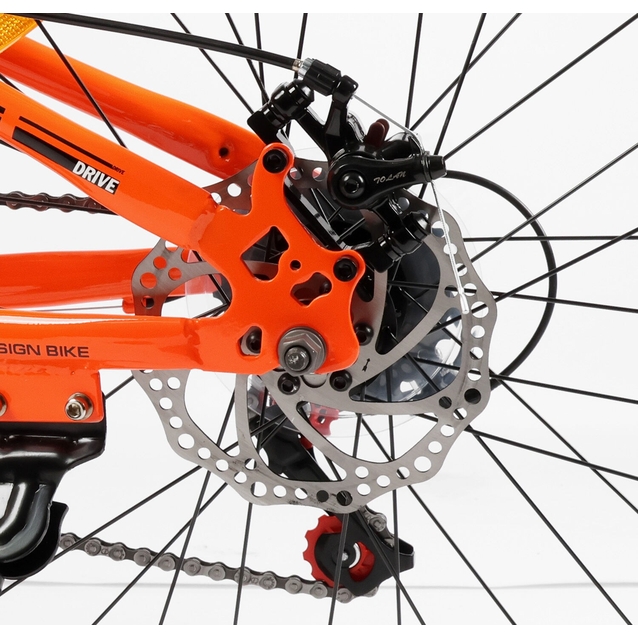 Велосипед 24 ST Corso «PATROL» PL-24836 сталь 11", (к-т SunRun) помаранчевий фото westvelo.com