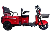 Трицикл Corso «SIG L» SL-033075, двигун 1200W, акумулятор 72V 24Ah літій-марганцево-залізо-фосфатний, червоний, колеса 10" фото westvelo.com