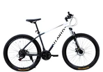 Велосипед 27.5 AL Corso «ATLANTIS» AL-27558 алюміній 17", (к-т SHIMANO) чорно-білий фото westvelo.com