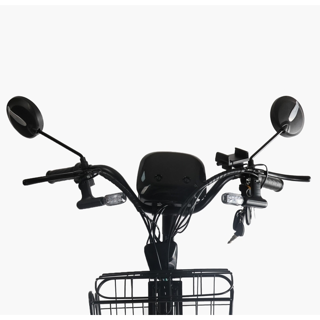 Електровелосипед 22 ST Corso «SHADOW»  SH-9038-7 / 9083-7 / с-31 сталь, 500W, акум 48V20AH, чорно-червоний фото westvelo.com