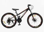 Велосипед 24 ST Corso «RIDER» RD-24031 сталь 11", (к-т LTWOO-A2) чорно-помаранчевий фото westvelo.com