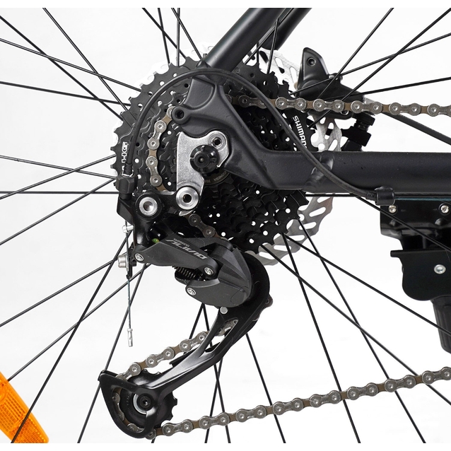 Велосипед 29 AL Corso «CYBER» CB-29490 алюміній 21", (к-т SHIMANO) чорний фото westvelo.com