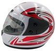 Мото шолом, закритий (L) AWN Helmet "109" білий глянцевий