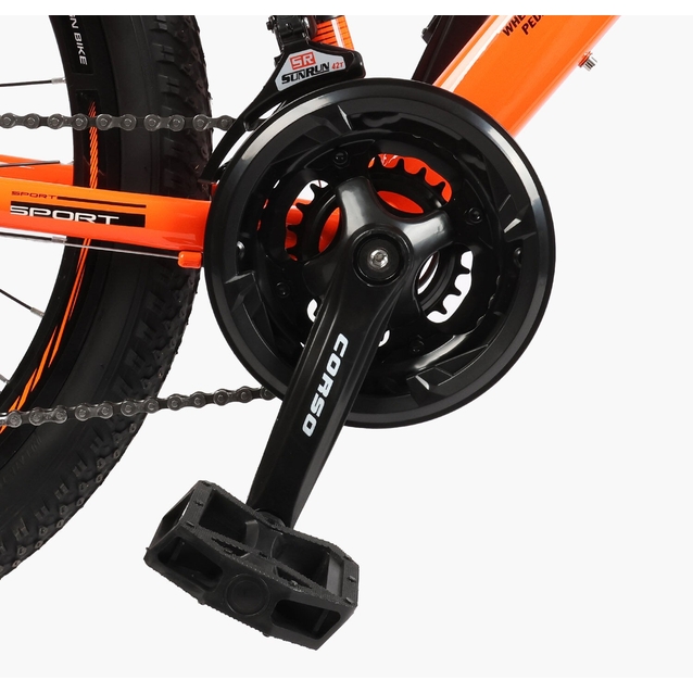 Велосипед 24 ST Corso «PATROL» PL-24836 сталь 11", (к-т SunRun) помаранчевий фото westvelo.com