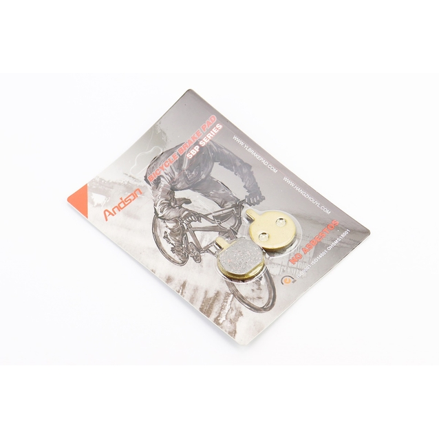 Колодки гальмівні дискові № 17 ANDSON (YL-1025) жовті фото westvelo.com