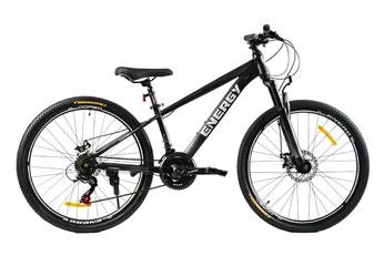 Велосипед 26 ST Corso «ENERGY» EN-26849 сталь 13", (к-т SHIMANO) темно сірий