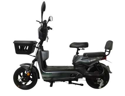 Електроскутер Corso «T-ROK32» TR-021620, двигун 500W, акумулятор 48V/20Ah свинцево-кислотний, графітовий, колеса 14"