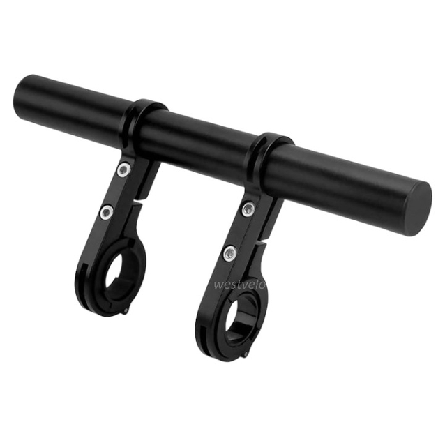 Розширювач керма подвійний, чорний L-200мм. фото westvelo.com