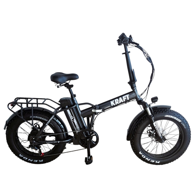 Електрофетбайк 20 ST Corso «KRAFT» KR-92355 сталь, дв 500W, акум 48V13Ah, (к-т SHIMANO) сірий (2)