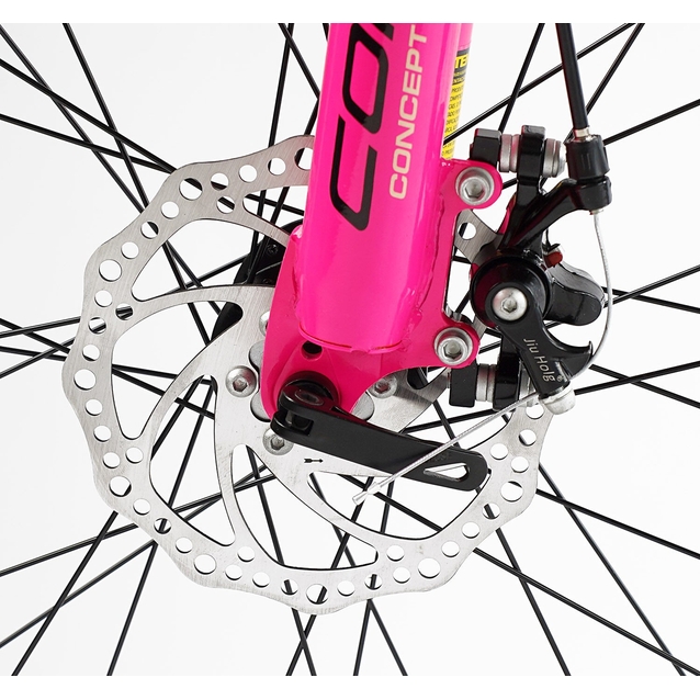 Велосипед 27.5 AL Corso «ELYSIUM» LS-27708 алюміній 15.5", (к-т SHIMANO) чорно-рожевий фото westvelo.com