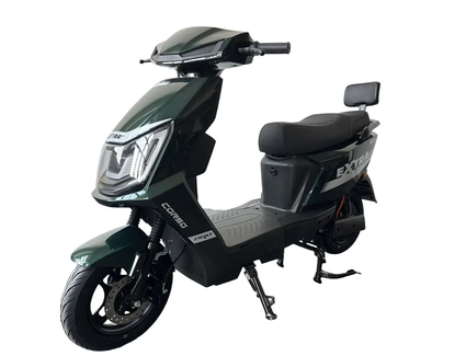 Електроскутер Corso «EXTRA» XT-126182, двигун 1200W, акумулятор 64V 30Ah літій-залізо-фосфатний, зелений, колеса 10"