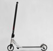 Самокат трюковий Best Scooter «FREESTYLE» N-31020 чорно-срібний, HIC-система, пеги, AL диск та дека, колеса PU Ø120mm, ширина керма - 58 см фото westvelo.com
