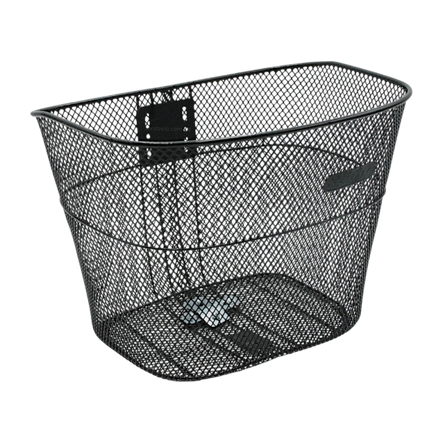 Кошик металевий сіточка чорний (без кріплення на руль) фото westvelo.com