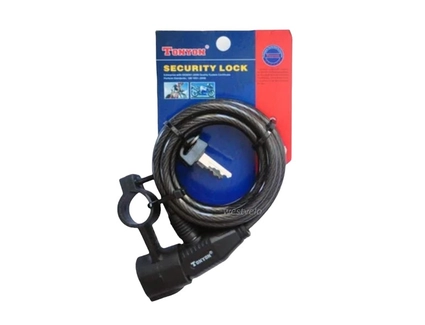 Замок TONYON 520 Ø8mm-1500mm на ключ, з кріпленням на раму