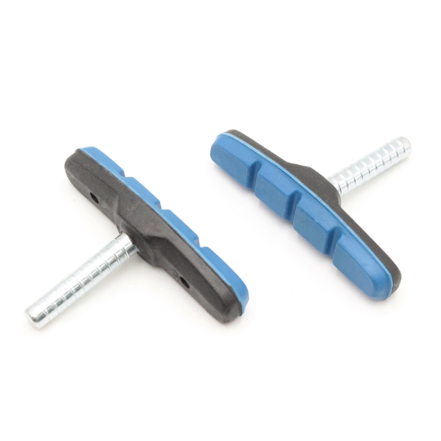 Колодки гальмівні кантиліверні штир ALHONGA червоні фото westvelo.com