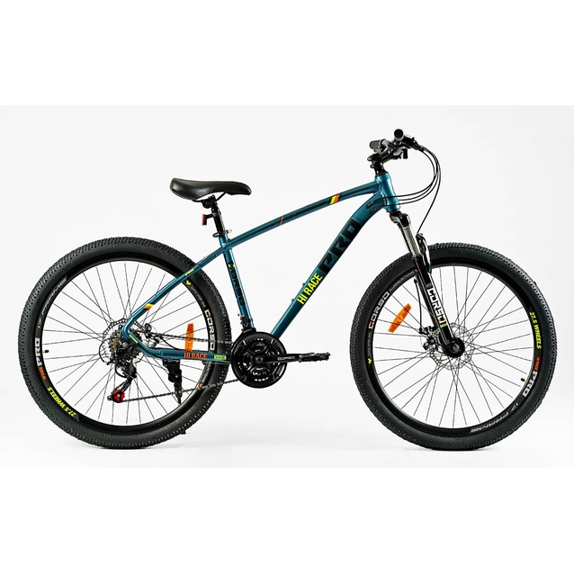 Велосипед 27.5 AL Corso «HI RACE PRO» HR-27239 алюміній 17", (к-т Shimano репліка) синій