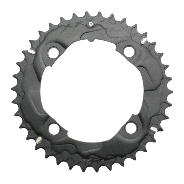 Зірка шатунів передня накладна AL CROSSER чорна на 38T 12S фото westvelo.com