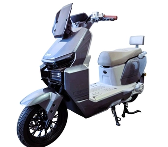 Електроскутер Corso «DEXTER» DX-491037, двигун 2000W, акумулятор  72V 35Ah графеновий, сірий, колеса 12" + 1 ящик. акум