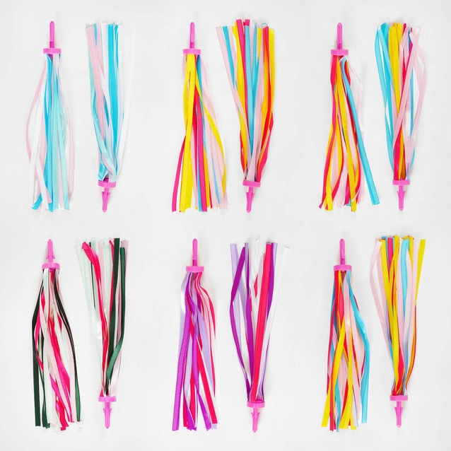 Стрічки, китиці,помпони, на дитячий велосипед, самокат, велобіг фото westvelo.com