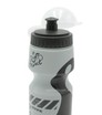 Фляга Discovery 650ml харч.пластик, сіро-чорна, з гумовими вставками фото westvelo.com