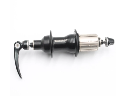 Втулка задня шоссе, (AL) QUANTA, касета 8-9S, пром підшипники, ексцентрик, чорна (14Gx32H)