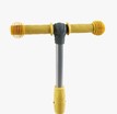 Самокат дитячий 3-х колісний Skyper MR-02315 жовтий, колеса PU Ø114mm/35mm зі світлом, музика та підсвічування платформи, кермо складне фото westvelo.com