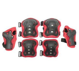 Комплект дитячого захисту, у сітці, 609 червоно-чорний